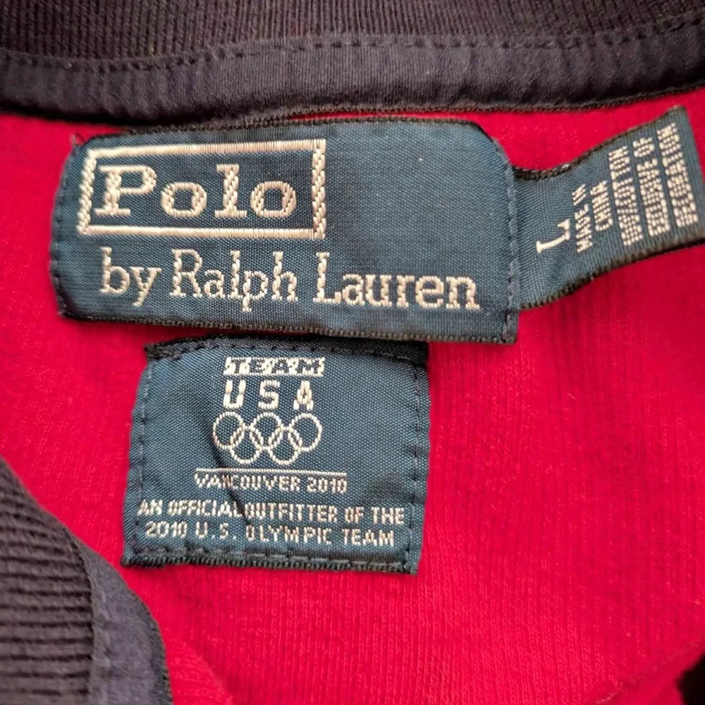 Polo Ralph Lauren Vancouver Olympic 2010  1/4 Zip Sweater - Picture 3 of 3
